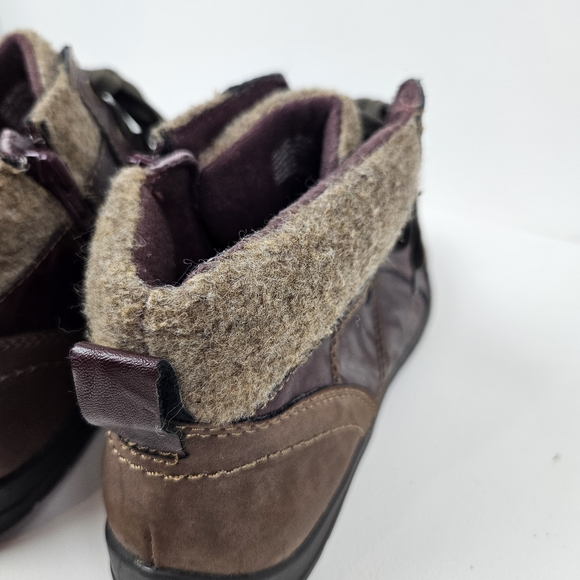Earth Origins Women Boots Rapid Ricky Merlot Burgundy Sz 8.5 Boho Winter Cottage - Picture 5 of 8
